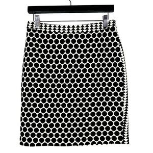 Leifnotes x Anthropologie Mid Mod Pencil Skirt Black White - 4